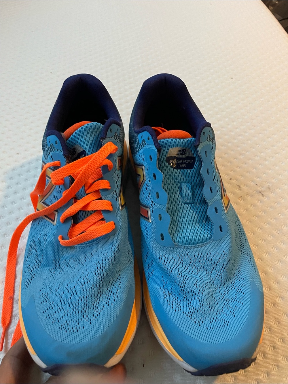 Men’s New Balance Running Sneakers. Son grew out of these. Laces tucked inside.